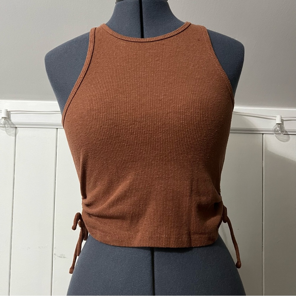 Light Brown Crop Top